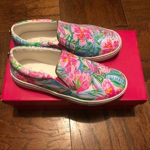 Lilly Pulitzer slip on sneakers
